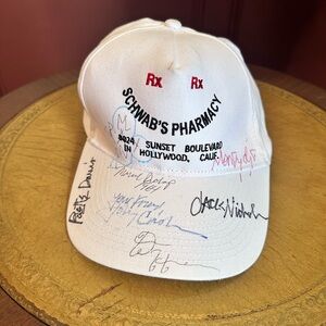 PALY HOLLYWOOD Schwab’s Pharmacy limited hand signed James Franco hat NEW